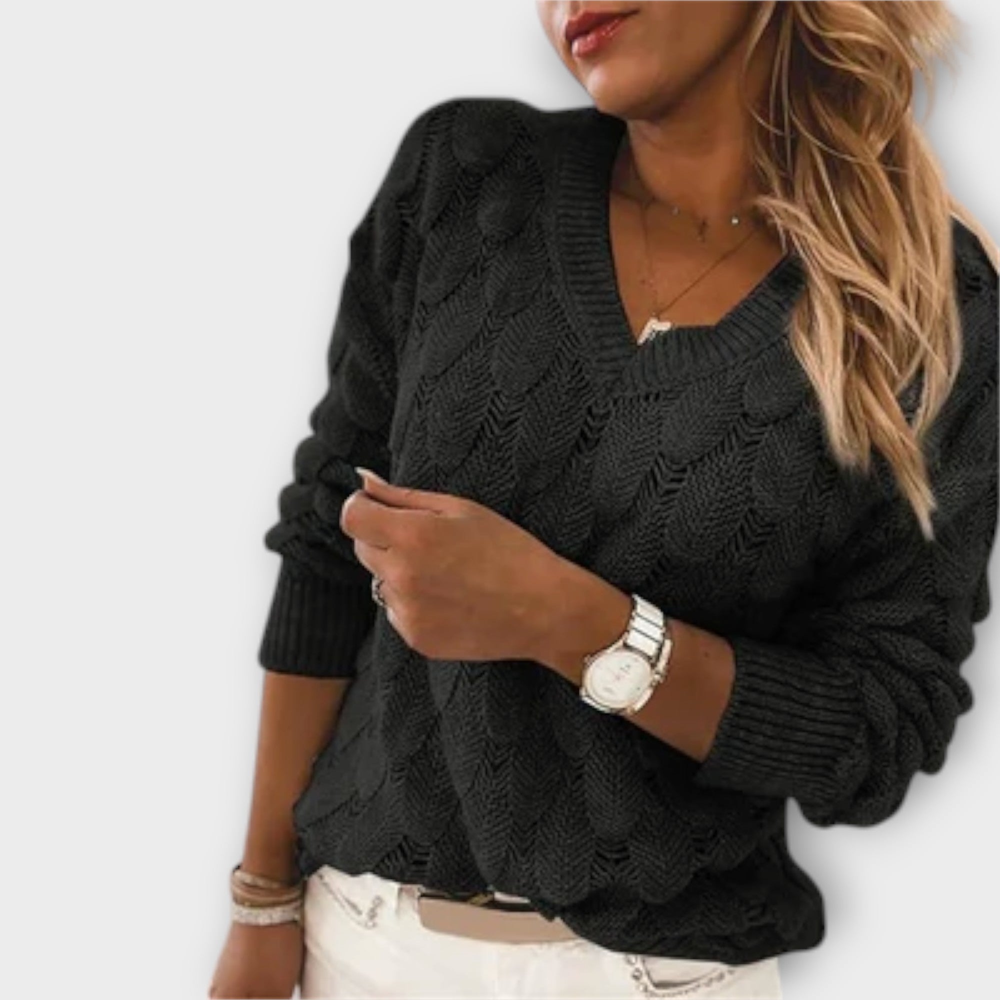 Ava™ - V-Neck Pullover