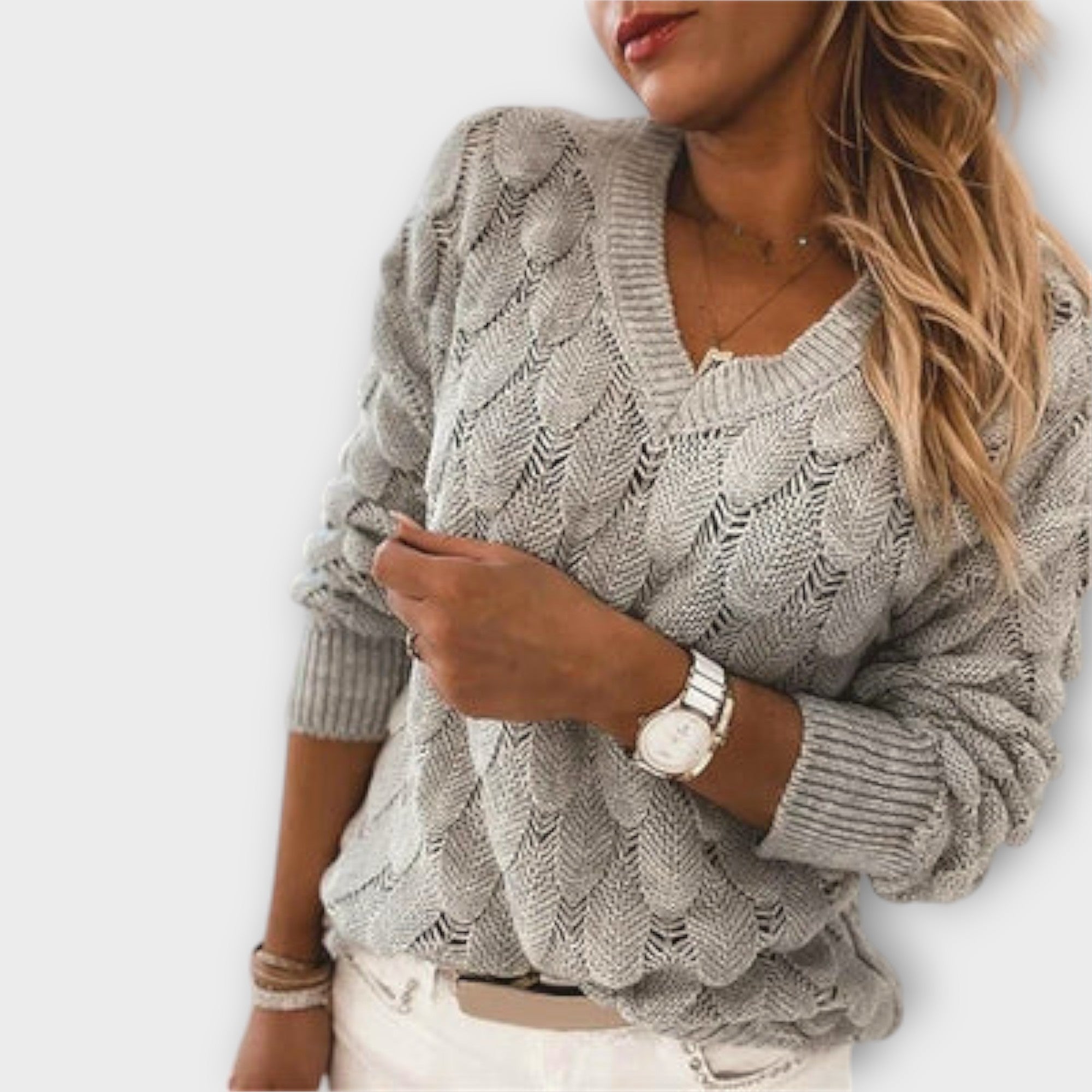 Ava™ - V-Neck Pullover