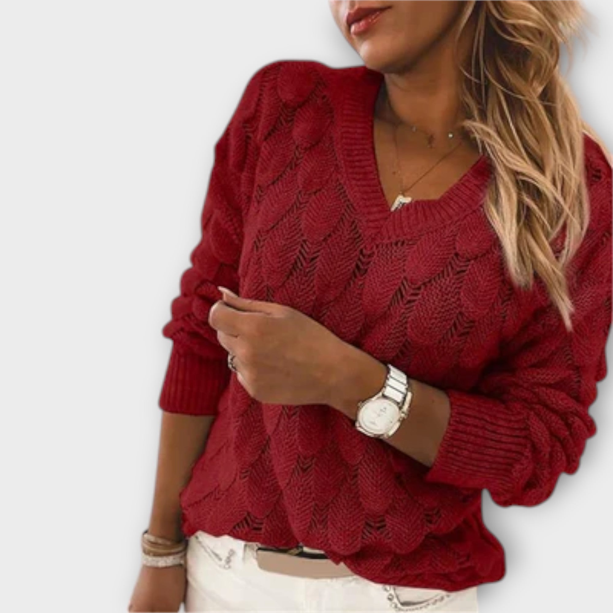 Ava™ - V-Neck Pullover