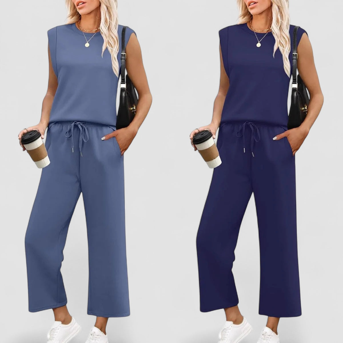 Ava™ | Ania - Two-Piece Women's Set – Soft, Elegant, and Confident