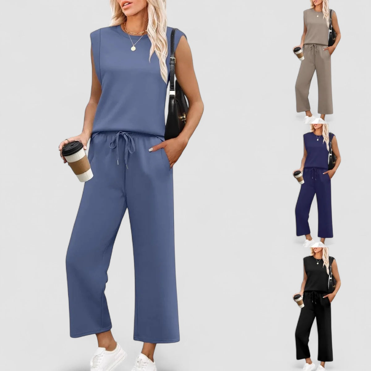 Ava™ | Ania - Two-Piece Women's Set – Soft, Elegant, and Confident